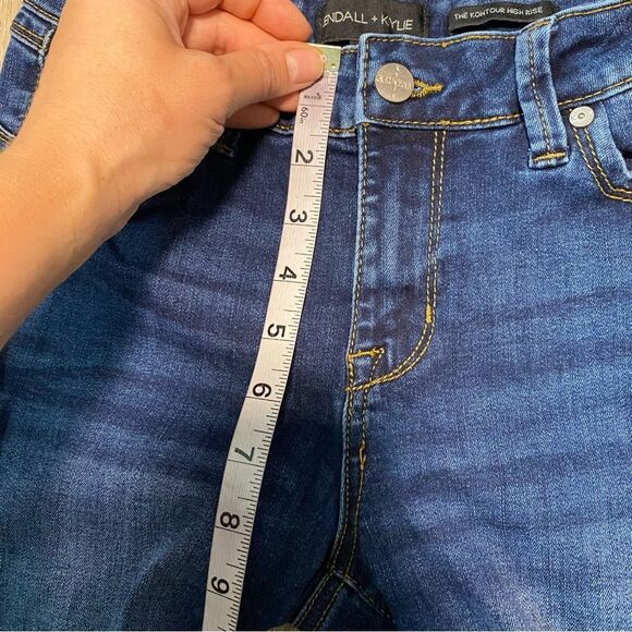 Woman Teen Bundle of 2 skinny stretchy jeans jegging school pants size 26/27 - Picture 3 of 8